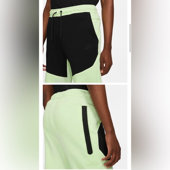 Brand New Nike Tech Pants- Lime Green and Black- Men’s XXL - Picture 1 of 10
